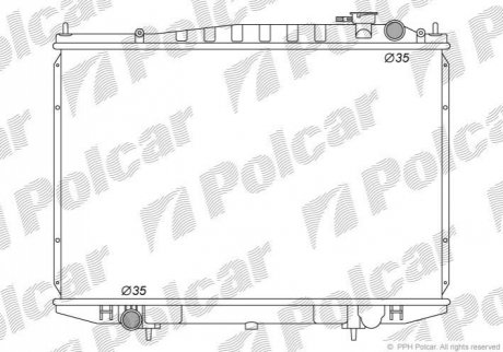 Радіатор охолодження Polcar 2796083K
