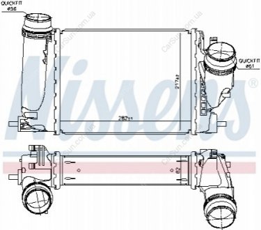 Радіатор повітря (Інтеркулер) Polcar 27C1J82X