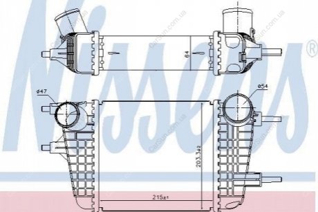 Радиатор воздуха (Интеркулер) Polcar 27L1J8-2 (фото 1)