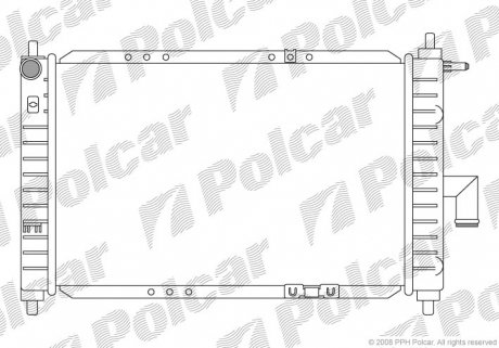 Радіатор охолодження Polcar 2902083 (фото 1)