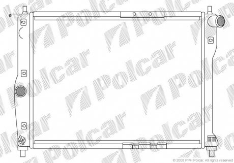 Радиатор охлаждения Polcar 291208A1