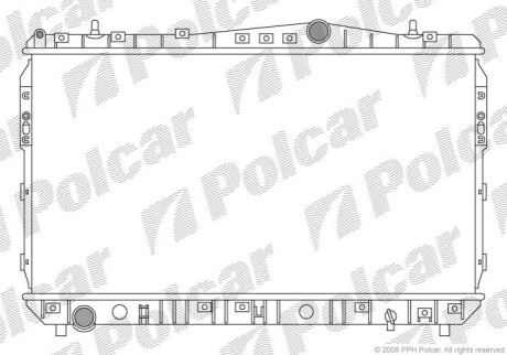 Радиатор охлаждения Polcar 296008A1