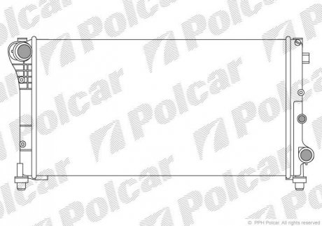 Радіатори охолодження PANDA 03- Polcar 300308-3