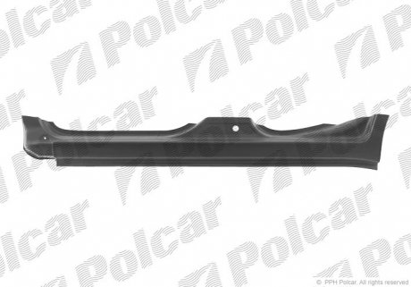 Порог правый Polcar 300342-2 (фото 1)