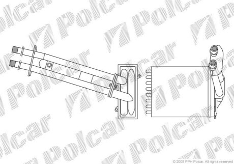 Радиатор обогрева Polcar 3003N81X