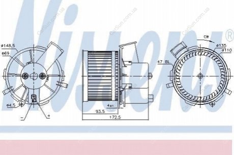 Вентилятор кабины Polcar 3003NU4X (фото 1)