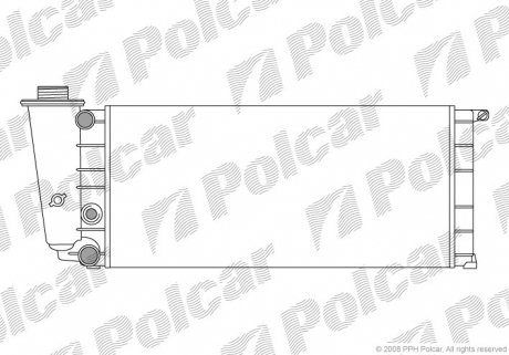 Радіатор охолодження Polcar 300408-2 (фото 1)