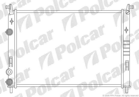 Радіатор охолодження Polcar 300608A1