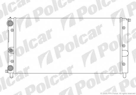Радиатор охлаждения Polcar 301408-1