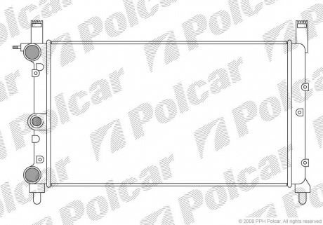 Радиатор охлаждения Polcar 301608-1 (фото 1)