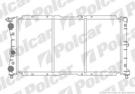 Радіатор охолодження Polcar 301708-4