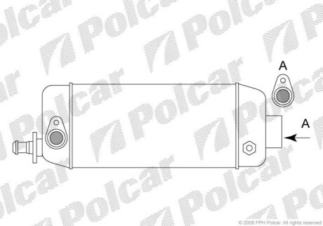 Радиатор масла Polcar 3017L82X