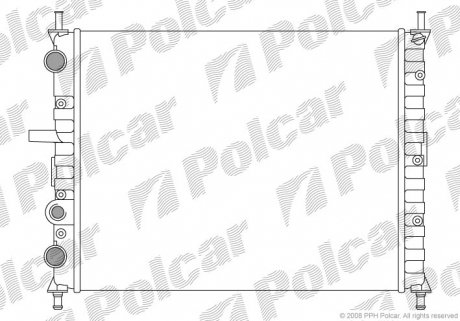 Радиатор охлаждения Polcar 301808-3
