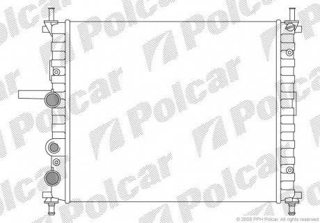 Радіатор охолодження Polcar 301808-9 (фото 1)