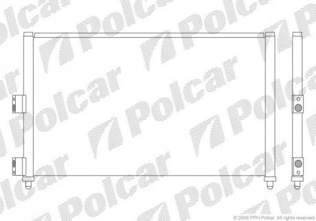 Радіатори кондиціонера Polcar 3023K8C3