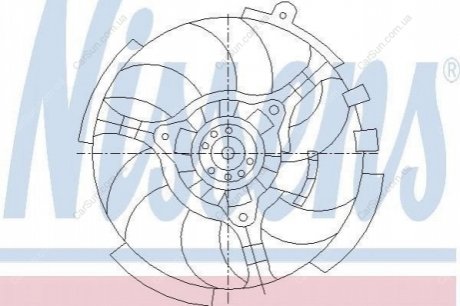 Вентилятор с корпусом/кронштейном Polcar 303023W1