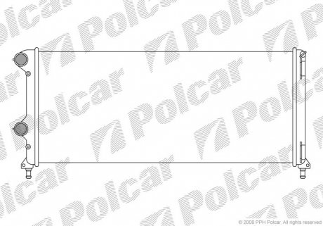 Радиатор охлаждения Polcar 304008A5 (фото 1)
