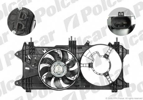 Вентилятор с корпусом/кронштейном Polcar 304123W2