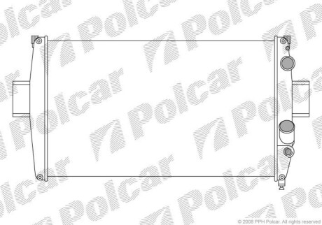 Радиатор охлаждения Polcar 305008A5