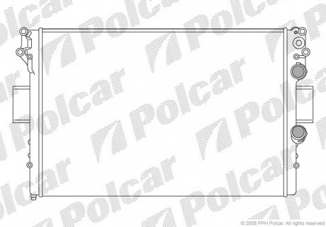 Радиатор охлаждения Polcar 305208-1 (фото 1)