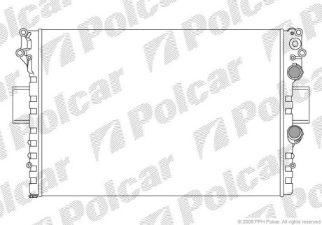 Радіатор охолодження Polcar 305208A3