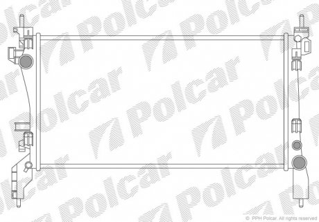 Радиатор охлаждения Polcar 308508-1