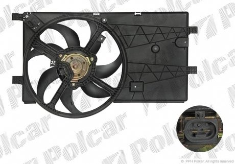 Вентилятор с корпусом/кронштейном Polcar 308523W1 (фото 1)
