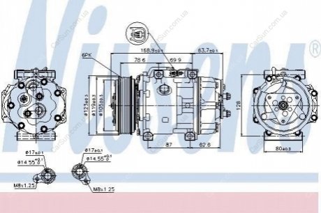 Компресор кондиціонера (новий) Polcar 3202KS-1