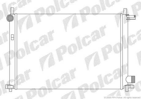 Радіатор охолодження Polcar 321008A3