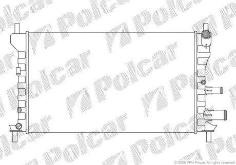 Радиатор охлаждения Polcar 321008A4