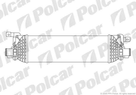 Радиатор воздуха (Интеркулер) Polcar 3212J81X