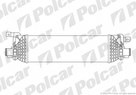 Радиатор воздуха (Интеркулер) Polcar 3212J81X