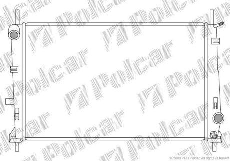 Радіатор охолодження Polcar 321608-2