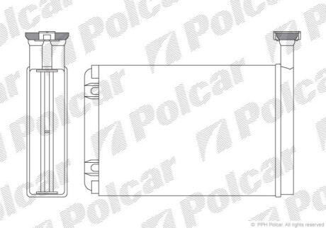 Радіатор обігріву Polcar 3216N8-2