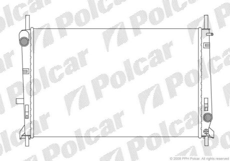 Радіатор охолодження Polcar 321708-3