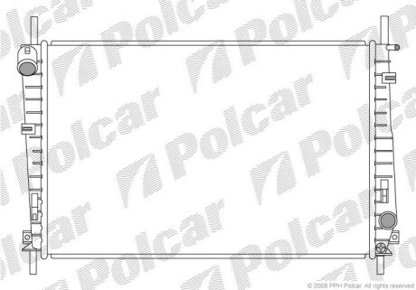 Радіатор охолодження Polcar 321808-2