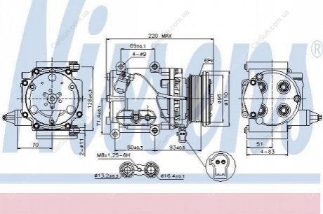 Компрессор кондиционера (новый) Polcar 3218KS-2 (фото 1)