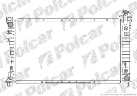 Радіатор охолодження Polcar 323008-1