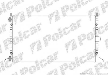 Радіатор охолодження Polcar 324008-1 (фото 1)