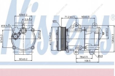 Компрессор кондиционера (новый) Polcar 3240KS-1