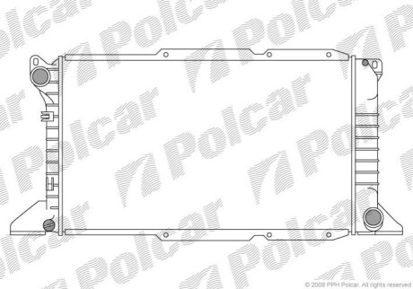 Радиатор охлаждения Polcar 324608-2