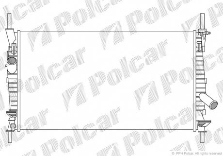 Радіатор охолодження Polcar 3247084K (фото 1)