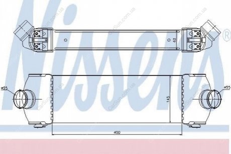 Інтеркулер Ford Tranzit 2.4Tdci 06- Polcar 3248J8-1