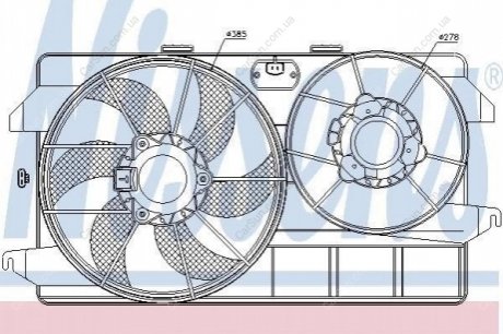 Вентилятор с корпусом/кронштейном Polcar 325623W4 (фото 1)