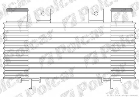 Радиатор воздуха (Интеркулер) Polcar 3268J8-1
