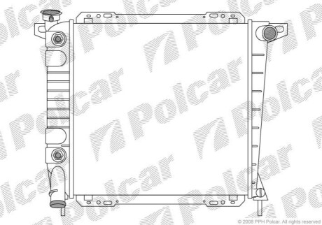 Радиатор охлаждения Polcar 326908-1