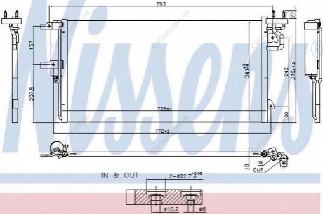 Радиатор кондиционера Polcar 32X1K8C3