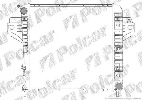 Радиатор охлаждения Polcar 341008-5