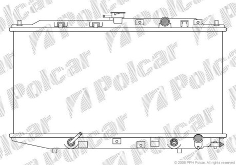 Радіатор охолодження Polcar 3805081