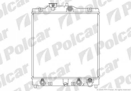 Радиатор охлаждения Polcar 380708-3